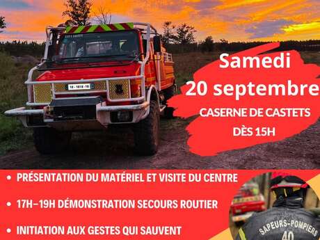 Portes ouvertes sapeurs pompiers de Castets