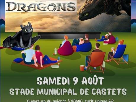 Cinéma en plein air "Dragons"