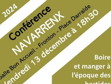 Conférence : Boire et manger à l'époque des bastides