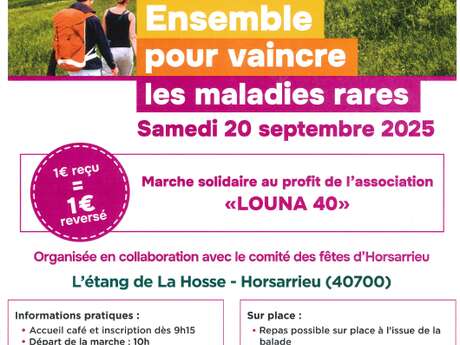 Marche solidaire au profit de l'association Louna 40
