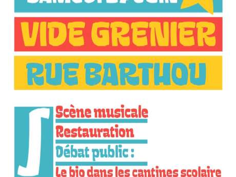 Vide grenier rue Barthou