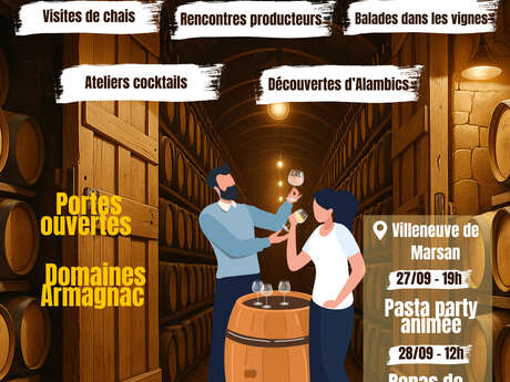 "Chai ouvert !" à l'Écomusée de l'Armagnac "Chai ouvert !" à l'Écomusée de l'Armagnac