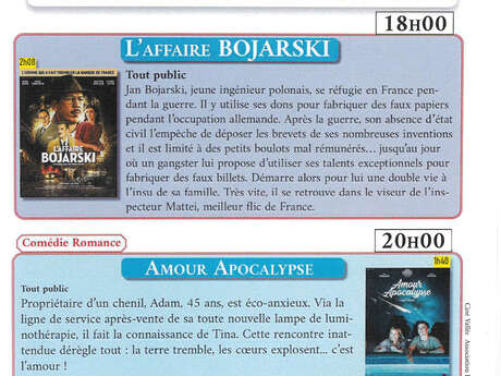 Ciné vallée - Amour Apocalypse