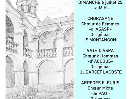 Concert - Chorasane, Vath d'Aspa et Arpeges Fleuris