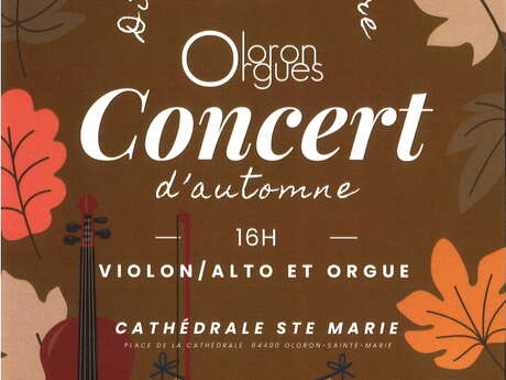 Concert d'automne par Oloron Orgues