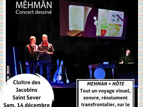 Concert-dessiné « Mehman »