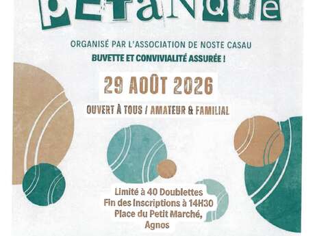 Concours de pétanque