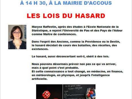 Conférence partage et culture : les lois du hasard