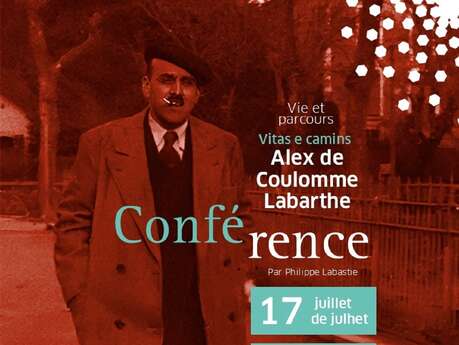 Conférence sur Alex de Coulomme Labarthe