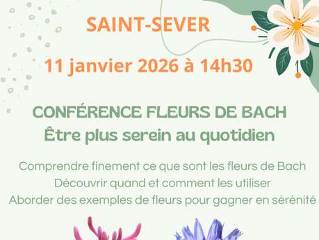 Conférence et débat : fleurs de bach
