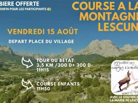 Course à la montagne
