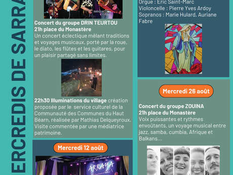Les Mercredis de Sarrance - concert Choeur polyphonique ARRAYA