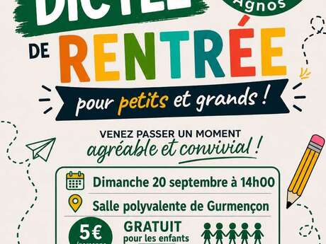La dictée de la rentrée