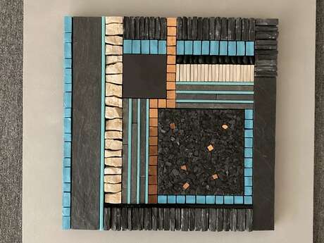 Exhibition of mosaics by Elisabeth Pectorin and paintings by Solange Cazemajor
