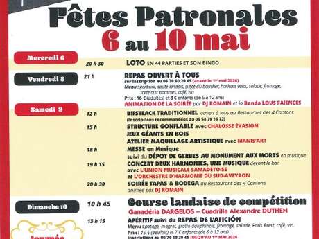 Fêtes patronales