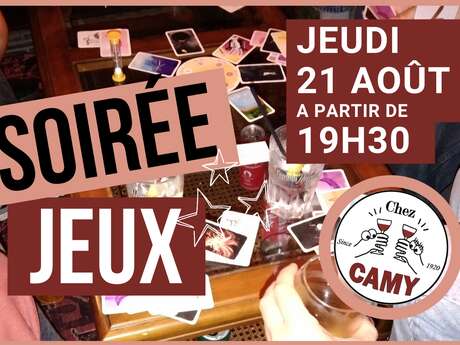Soirée Jeux Chez Camy