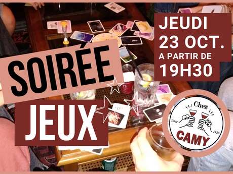 Soirée Jeux Chez Camy