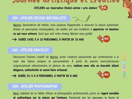 Parc'Ours - Journée artistique et créative