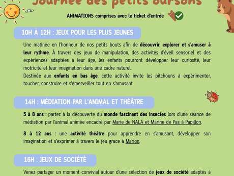 Parc'Ours - Journée des petits oursons