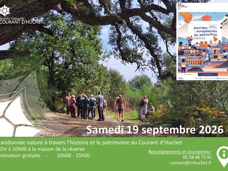 Randonnée Histoire et Patrimoine du Courant d'Huchet