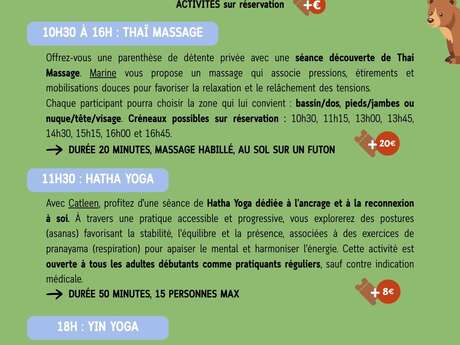 Parc'Ours - Journée yoga en montagne