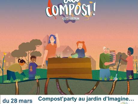 Compost'Party au jardin d'Imagine