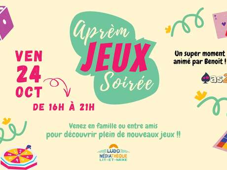 Aprem soirée jeux