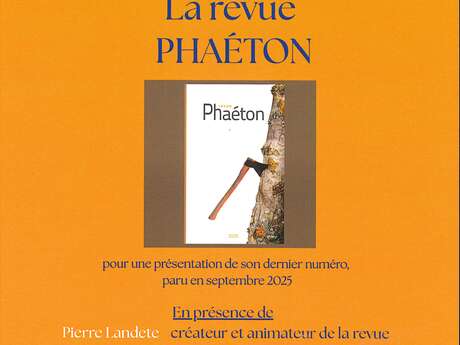 Les Editions de la Crypte accueillent la Revue du Phaéton