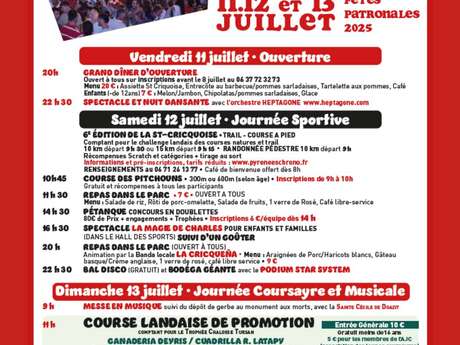 Fêtes de Saint-Cricq-Chalosse