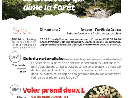 La chouette qui aime la forêt - Sortie CPIE