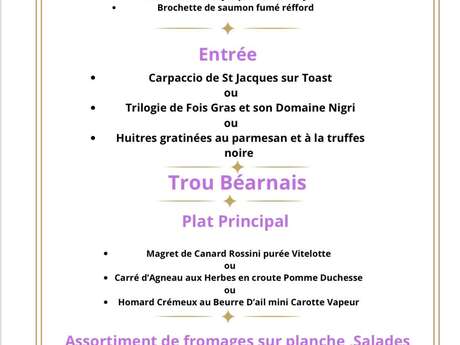 Réveillon au restaurant Le Family's