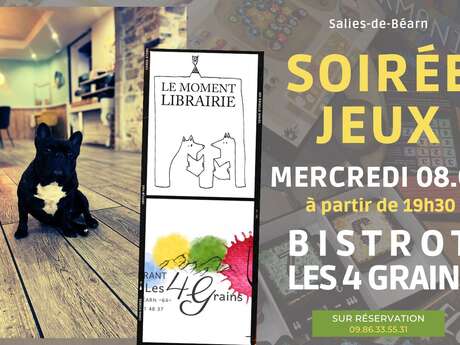 Games evening at the Bistrot 4 Grains