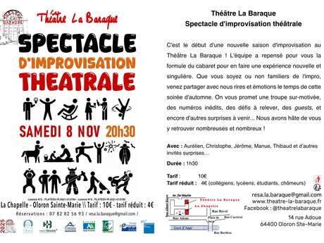 Spectacle d'improvisation théâtrale