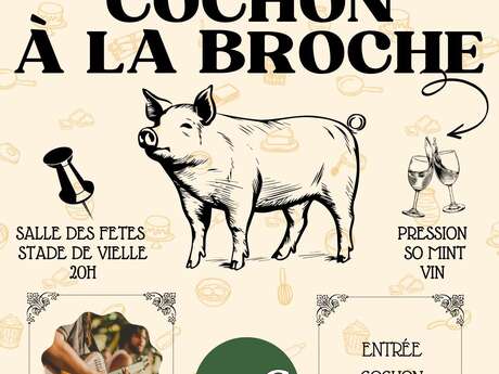 Soirée cochon à la broche