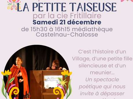 Spectacle enfants "la petite taiseuse"