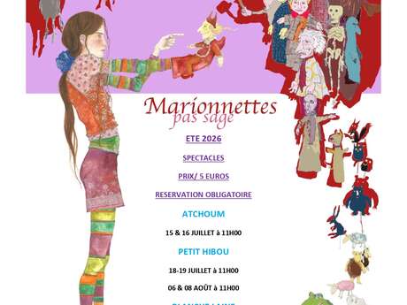 Spectacle Marionnettes Pas Sage " Blanche laine"