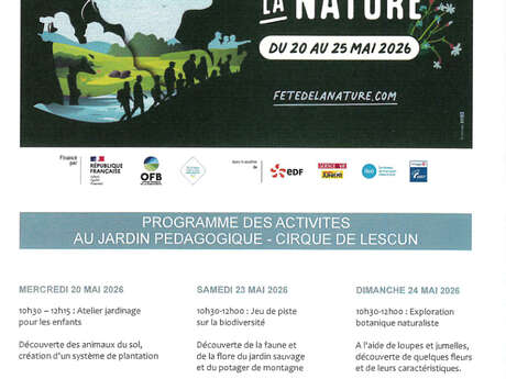 20ème Fête de la Nature - Atelier créatif et artistique