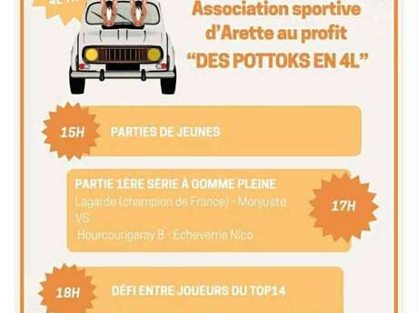Pelote et musique pour le 4L Trophy