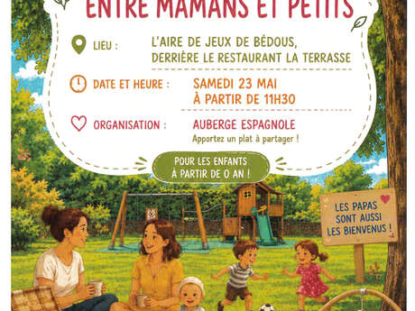 Pique-nique entre mamans et petits