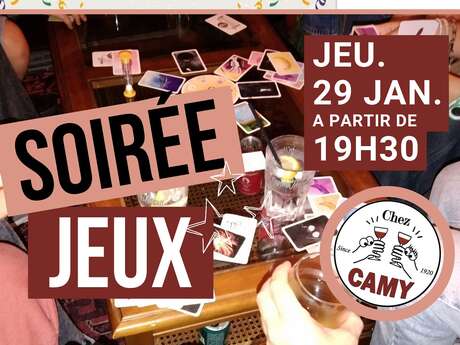 Soirée Jeux Chez Camy