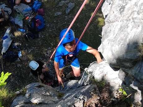 Initiation escalade en milieu naturel