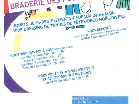 Braderie des fêtes de Noel Braderie des fêtes de Noel