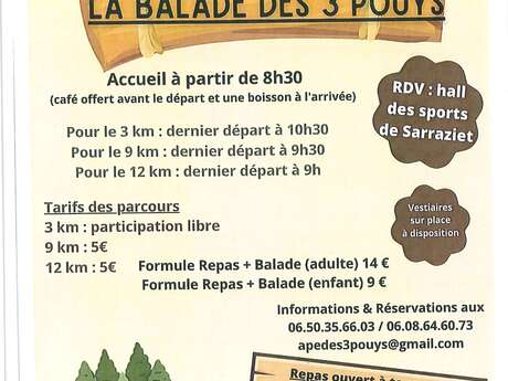 Marche - La balade des Trois Pouys