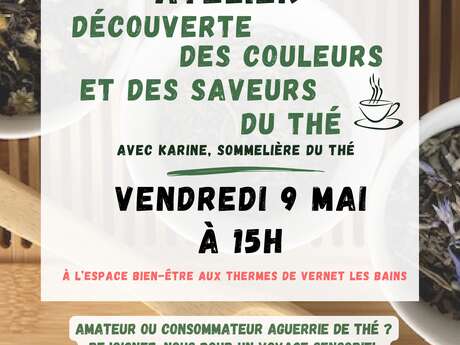 ATELIER DÉCOUVERTE DES COULEURS ET DES SAVEURS DES THÉS