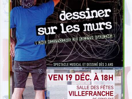 SPECTACLE DESSINER SUR LES MURS (UNE HISTOIRE DE KEITH HARRING)