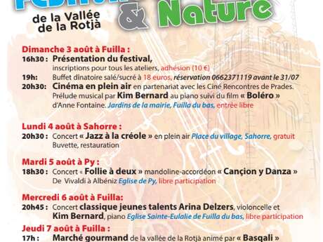 FESTIVAL MUSIQUE ET NATURE