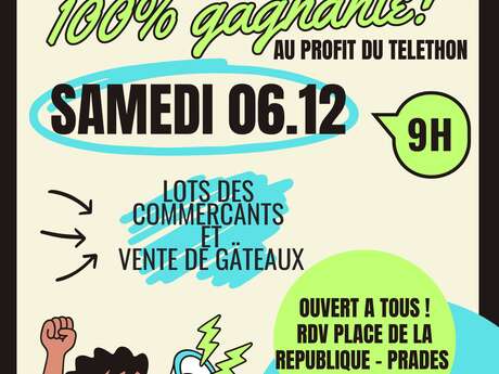 TOMBOLA AU PROFIT DU TÉLÉTHON