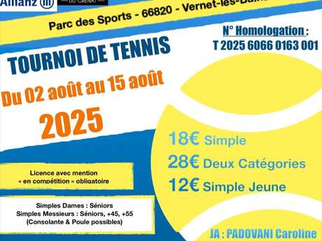 TOURNOI DE TENNIS
