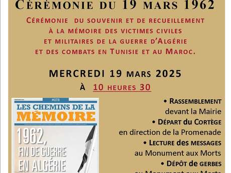 CÉRÉMONIE DU SOUVENIR