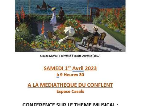 CONFÉRENCE SUR LE THÈME MUSICAL "L'EAU ET LA MUSIQUE"